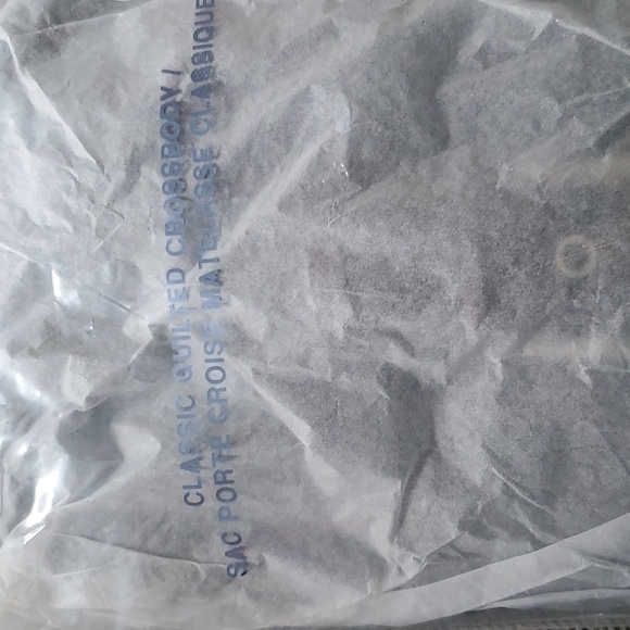 Avon classic quilted crossbody black with brown lining. Buckle front NWT… - Picture 10 of 11